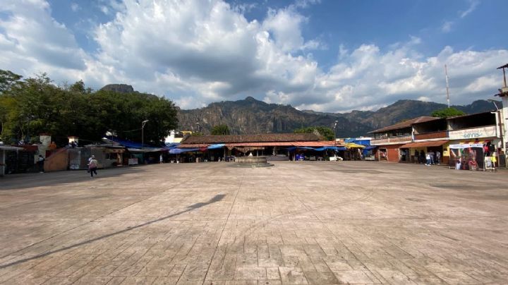 Recuperan plaza cívica de Tepoztlán tras décadas de comercio semifijo