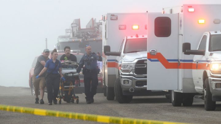 Avión de la Marina se estrella en Galveston, Texas; reportan cinco muertos