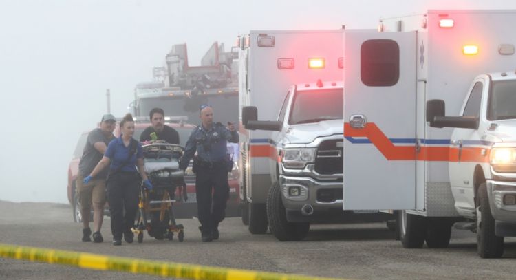 Avión de la Marina se estrella en Galveston, Texas; reportan al menos dos muertos