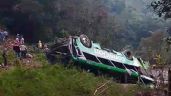 Foto ilustrativa de la nota titulada: Se accidenta autobús de la línea Conexión al norte de Veracruz; hay ocho muertos