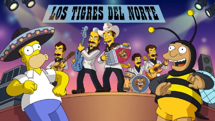 Los Tigres del Norte llegan a Los Simpson con un corrido inédito