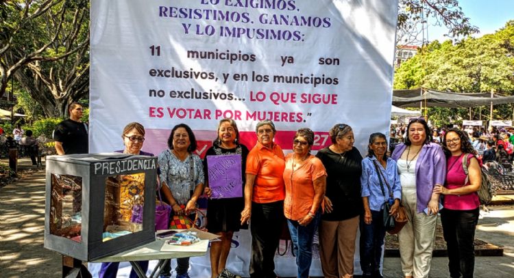 Feministas logran 11 candidaturas municipales exclusivas para mujeres en Morelos