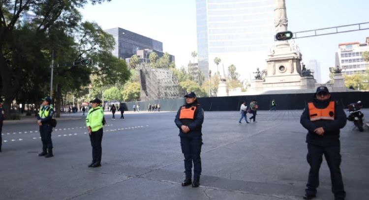 Despliegan a más de mil 300 policías para la “Fiesta Electrónica” en el Ángel de la Independencia