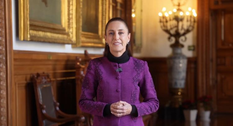 En mensaje de Año Nuevo, Sheinbaum desea “amor a sus familias, al prójimo y a nuestra patria”