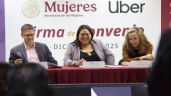 Foto ilustrativa de la nota titulada: Secretaría de las Mujeres acuerda con Uber donar 18 mil viajes