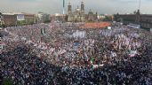 Foto ilustrativa de la nota titulada: Sheinbaum muestra el músculo morenista en congregación por siete años de la 4T