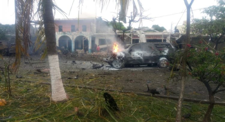 FGR investiga la explosión del coche bomba en Coahuayana, Michoacán