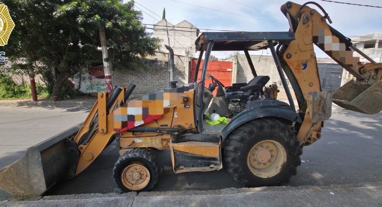Detienen en Tláhuac a joven de 18 años por el presunto robo de una retroexcavadora en Miguel Hidalgo