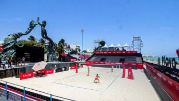 Playa del Carmen viola leyes ambientales en Mundial de Voleibol y le perdonan la multa