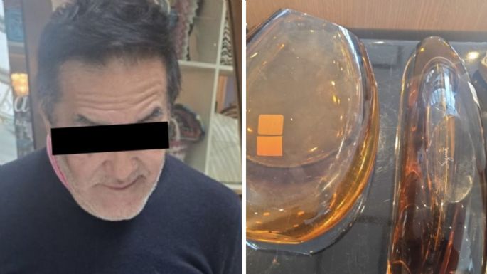 Detienen a sujeto acusado de intentar robar esculturas en una tienda de Santa Fe