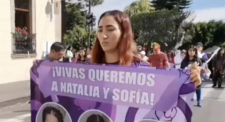 Marchan en Morelia para exigir justicia por Maritza Espino, víctima de feminicidio