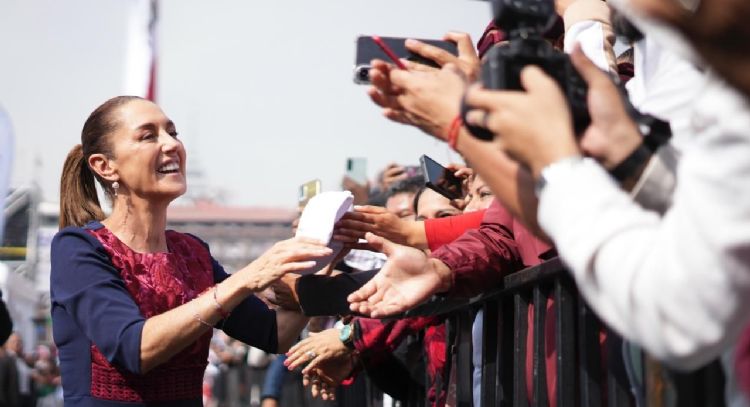 Acompaña Américo a la presidenta Sheinbaum en celebración de 7 años de la 4T