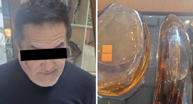 Detienen a sujeto acusado de intentar robar esculturas en una tienda de Santa Fe
