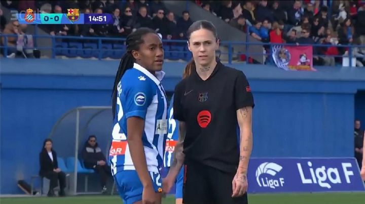 Mapi León niega haber tocado “la zona íntima” de Daniela Caracas del Espanyol durante un partido