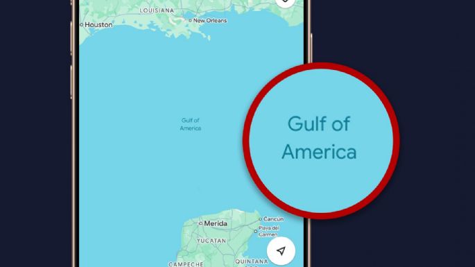 Google Maps actualiza el nombre de Golfo de México a Golfo de América