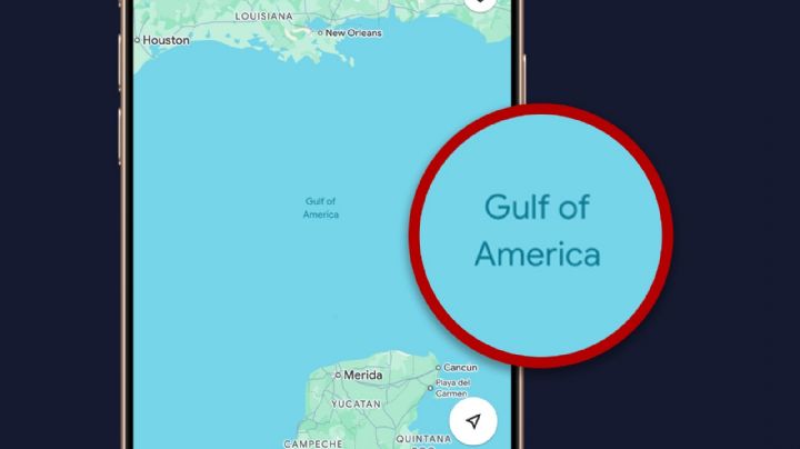 Google Maps actualiza el nombre de Golfo de México a Golfo de América