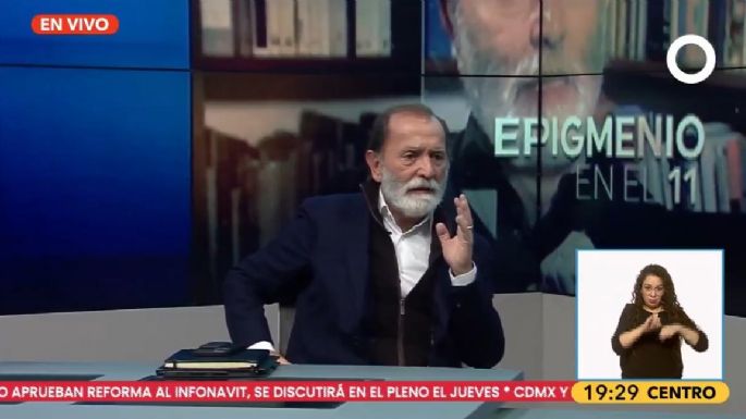 Canal Once da a Epigmenio Ibarra espacio semanal de opinión en noticiero nocturno