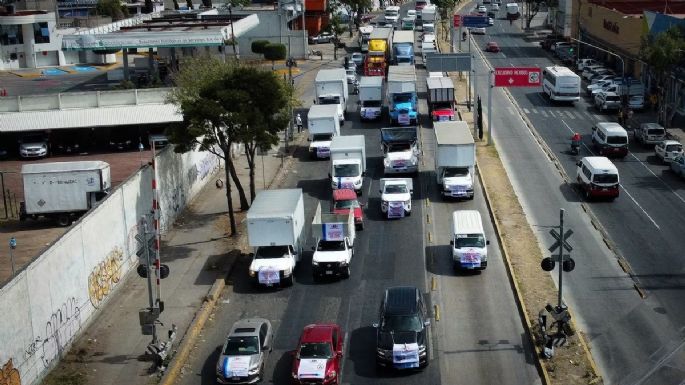 Transportistas y comerciantes del Edomex anuncian megamarcha para este lunes 17 de febrero