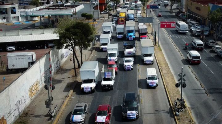 Transportistas y comerciantes del Edomex anuncian megamarcha para este lunes 17 de febrero