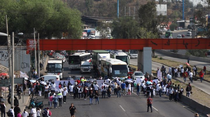 Megamarcha y bloqueos de transportistas y sector salud paralizaron vialidades del Valle de México