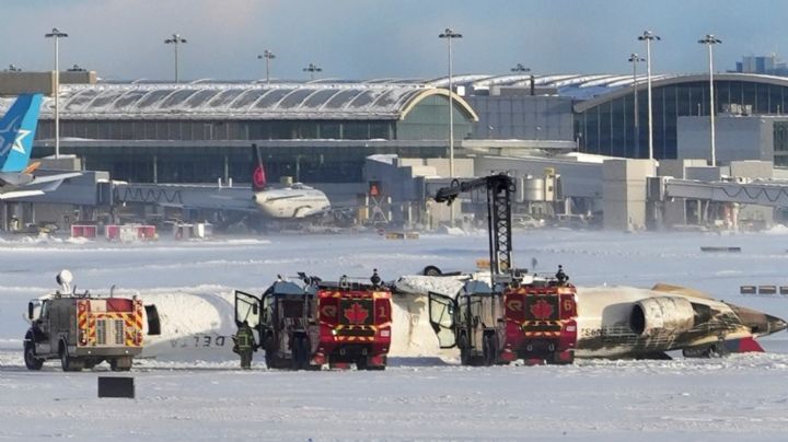 Esto es lo que hay que saber sobre el avión que se volcó al aterrizar en el aeropuerto de Toronto (Video)