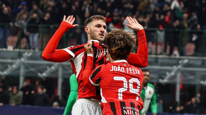 Feyenoord eliminó al Milan de la Champions League pese al gol de Santiago Gimenez