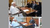 Pedro Haces edita foto con el Papa Francisco y borra a legisladoras que lo acompañaban