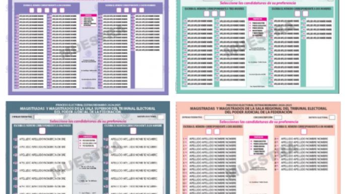 Pese a ser “confusas”, el Tribunal Electoral avala las boletas para la elección judicial