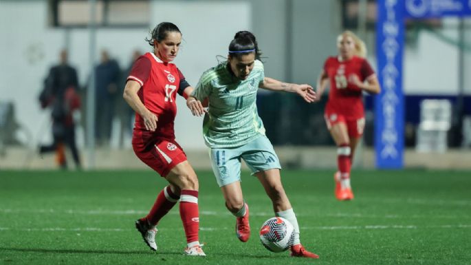 La Selección Mexicana femenil de futbol perdió 2-0 contra Canadá en la Pinatar Cup