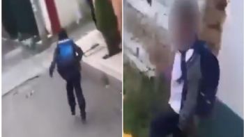 Desde una combi, sujetos acosan a un niño estudiante hasta hacerlo llorar (Video)