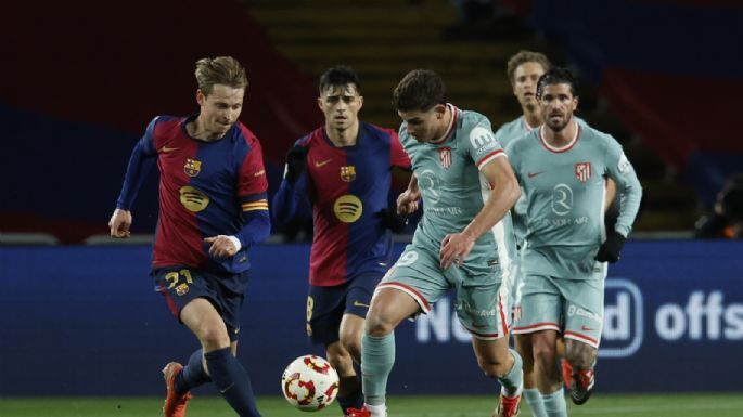 Puro gol: Barcelona y Atlético empatan 4-4 en trepidante ida de semifinales de la Copa del Rey