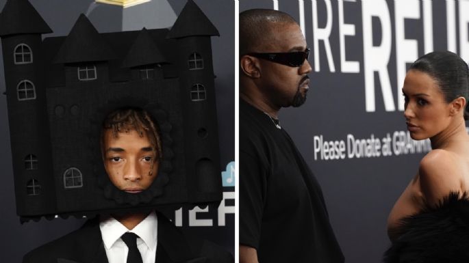 Bianca Censori, Kanye West, Jaden Smith... así fue la alfombra roja de los Grammy (Video)