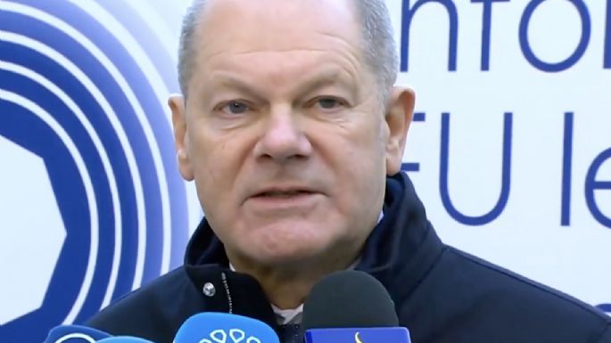 Canciller alemán Olaf Scholz elogia la “calma” de Sheinbaum para negociar con Trump (Video)