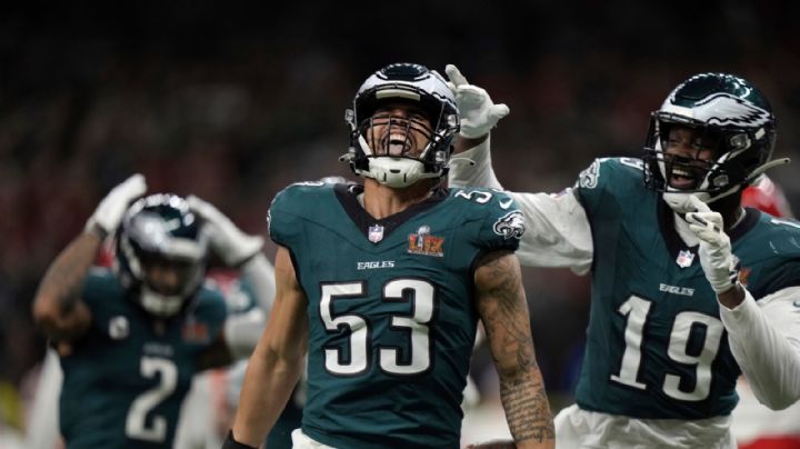 Eagles le niegan el sueño del tricampeonato a Chiefs con paliza de 40-22 en el Super Bowl 59