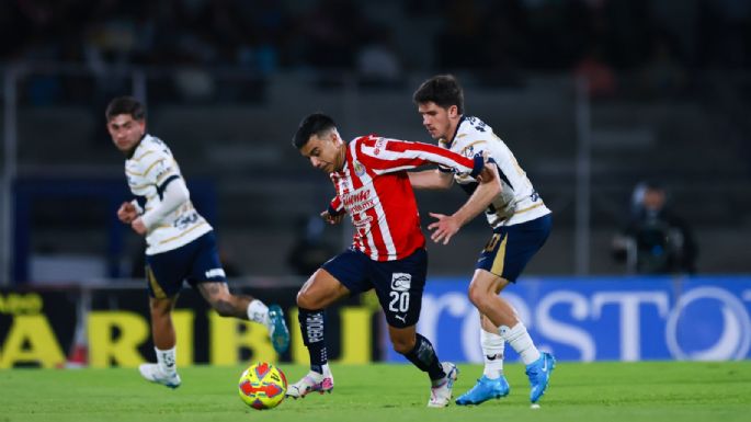 Chivas vence 1-0 a Pumas en un deslucido partido (Videos)