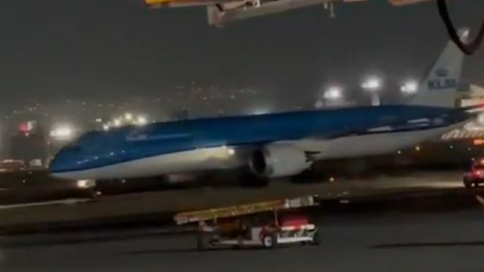 El AICM descarta aterrizaje de emergencia de avión procedente de Ámsterdam (Video)