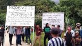 Foto ilustrativa de la nota titulada: Protestan contra la construcción de la autopista San Cristóbal de las Casas-Palenque
