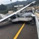 Avioneta aterriza en carretera que inaugurará mañana Sheinbaum (Video)