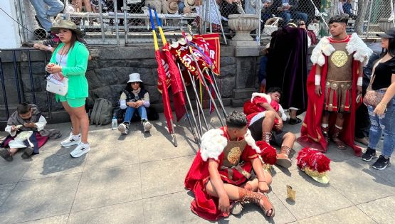 Inician los actos del Viacrucis en la representación de Iztapalapa