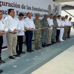 Inauguran gobernador y mandos militares instalaciones de la Guardia Nacional en Tamaulipas