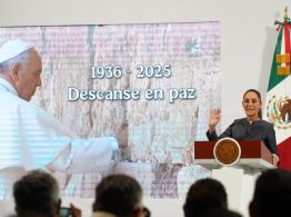 Rosa Icela acudirá al funeral del Papa Francisco en representación de Sheinbaum