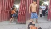 Mujer es golpeada por su pareja afuera de una escuela en Tabasco frente a su hijo (Video)