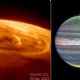 Telescopio Webb capta las brillantes auroras de Júpiter