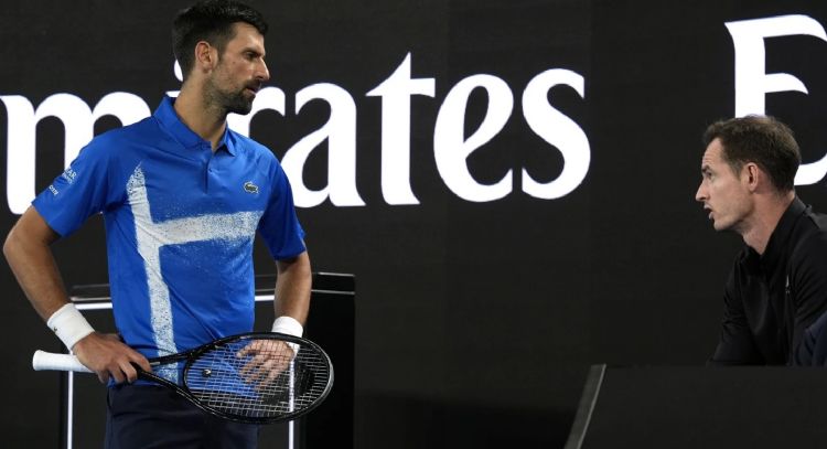 Novak Djokovic se separa de su entrenador Andy Murray dos semanas antes de Roland Garros