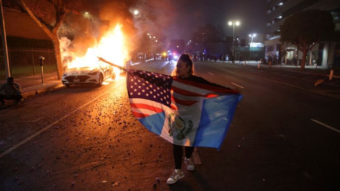 Alcaldesa de Los Ángeles impone toque de queda en el centro de la ciudad