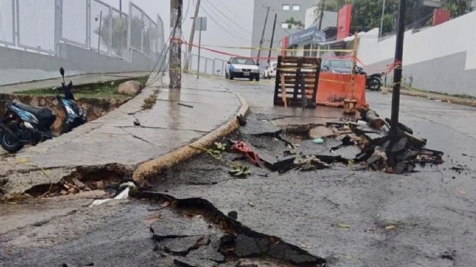 La tormenta tropical “Dalila” provoca daños en costas y montaña de Guerrero