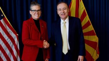 Todo listo para la reunión plenaria encabezada por el gobernador Durazo y la gobernadora Hobbs