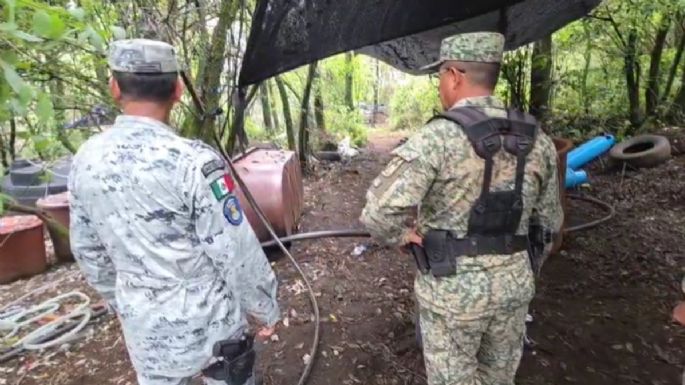 Desmantelan narcolaboratorio de metanfetamina en Huitzilac, Morelos