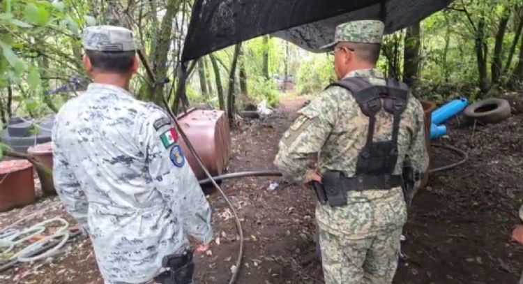 Desmantelan narcolaboratorio de metanfetamina en Huitzilac, Morelos