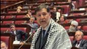Foto ilustrativa de la nota titulada: Fernández Noroña acude a parlamento interreligioso en Italia y  pide por la paz en Palestina